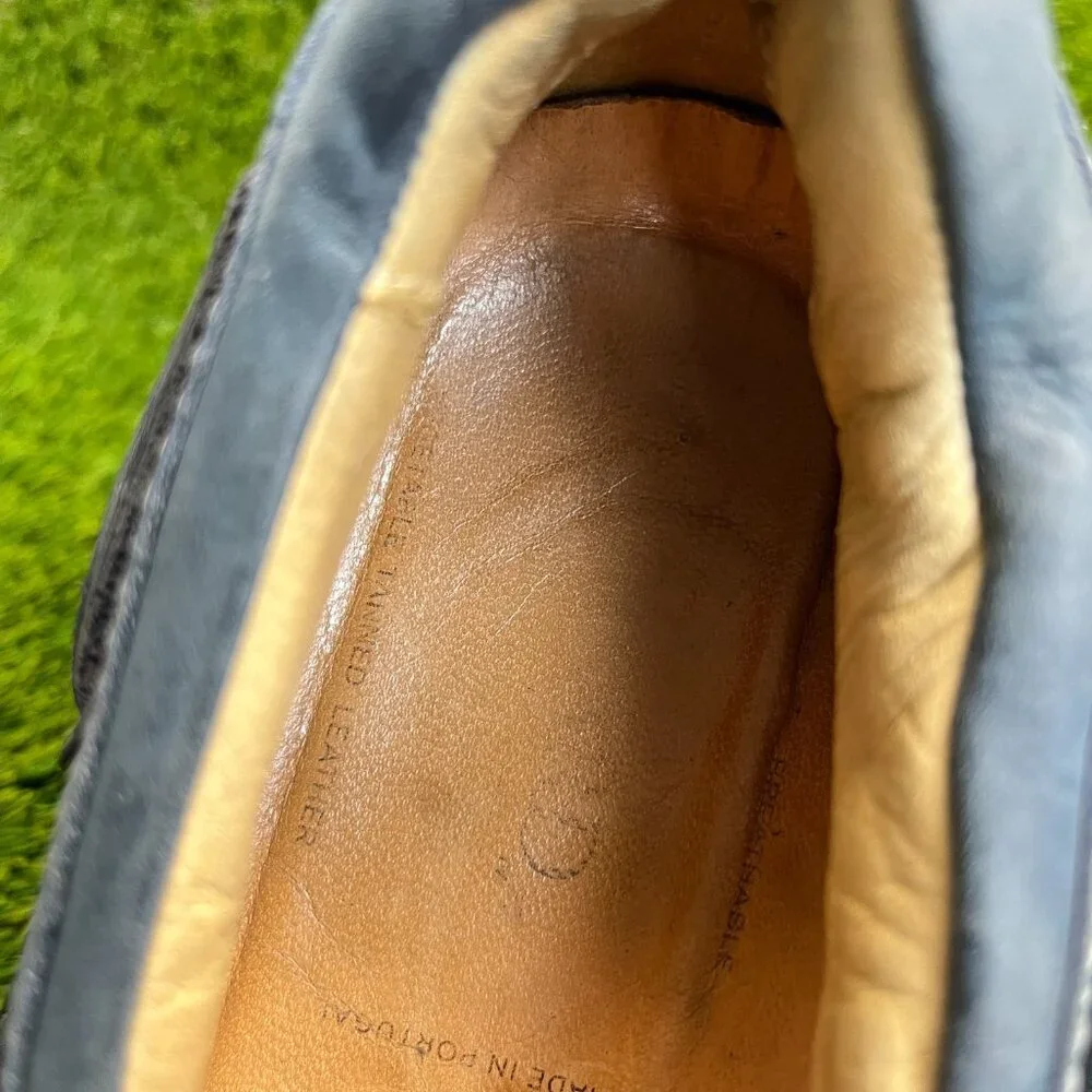 Samuel Hubbard New Endeavor Mens Size 9.5 Blue Casual Classic Leather Boat Shoes